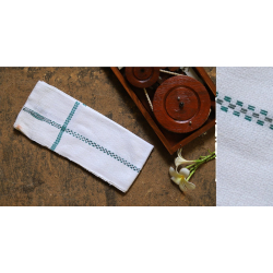 Swavalamban ◉ Handwoven ◉ Cotton Napkins ◉ 2 { white }